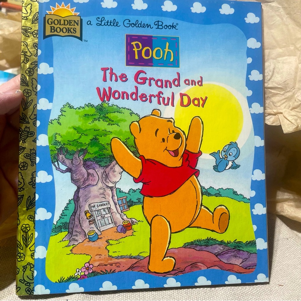 Brand New Vintage A Little Golden Book Pooh The Grand and Wonderful Day